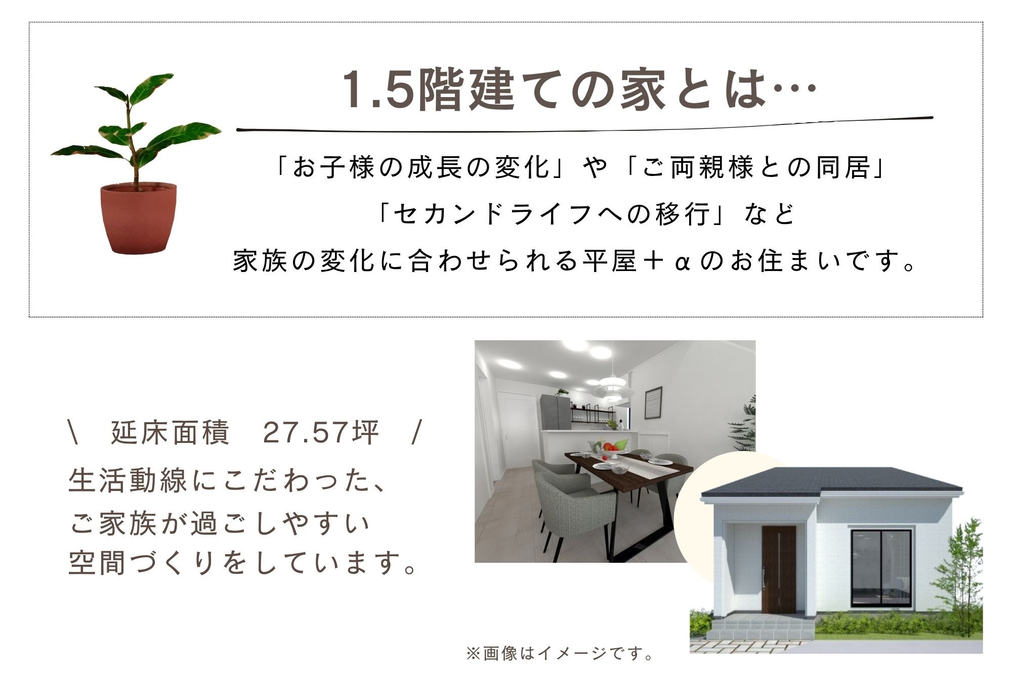 1.5階建ての家とは